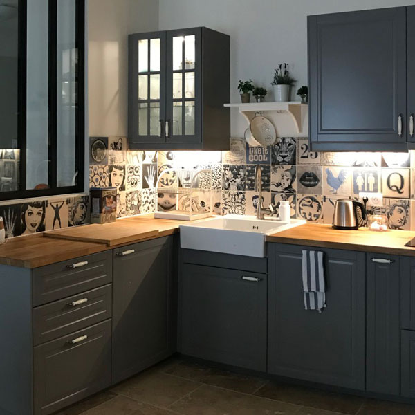 pose de crédence cuisine carreleur Cambrai