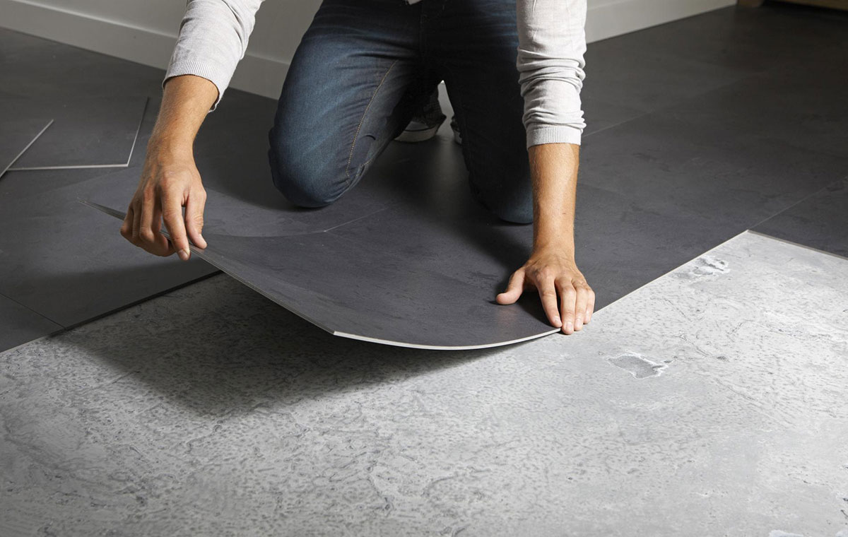 Pose dalle PVC Aniche