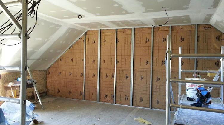 raillage pour placo, entreprise rénovation Cambrai