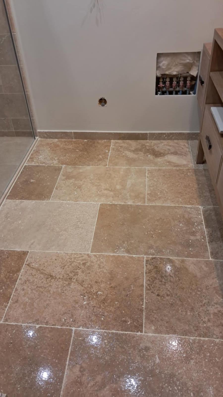 pose de faïence salle de bain, carreleur Saint Saulve